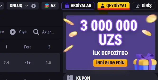 Tez qeydiyyat forması